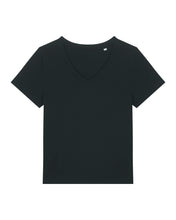 Camiseta orgánica de mujer con cuello en V - 155 GSM | Stella Isla STTW176