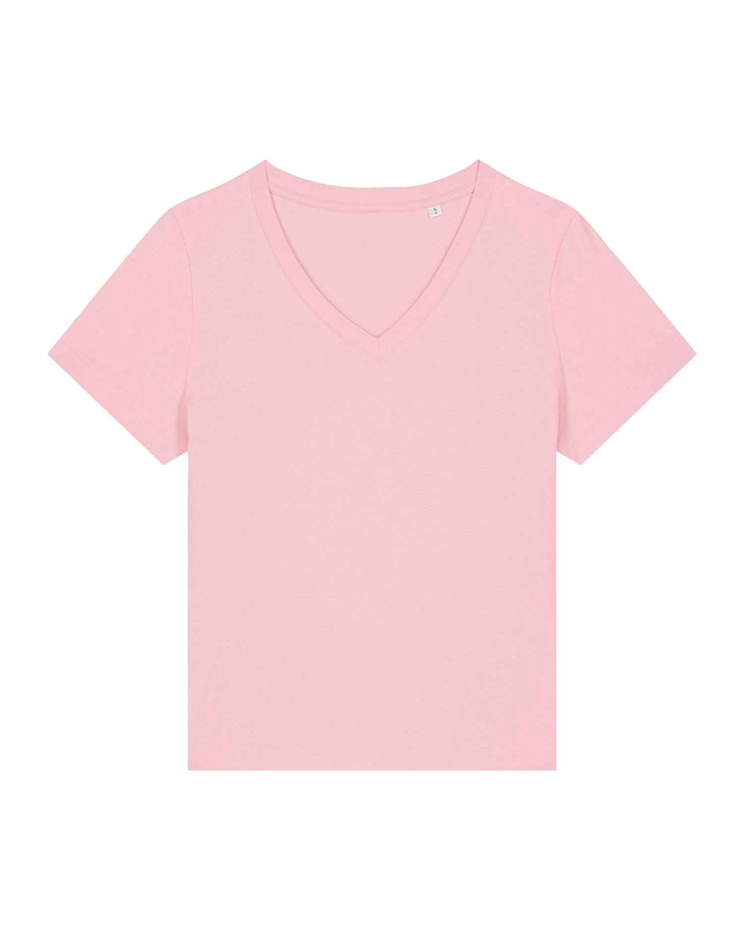 Camiseta orgánica de mujer con cuello en V - 155 GSM | Stella Isla STTW176