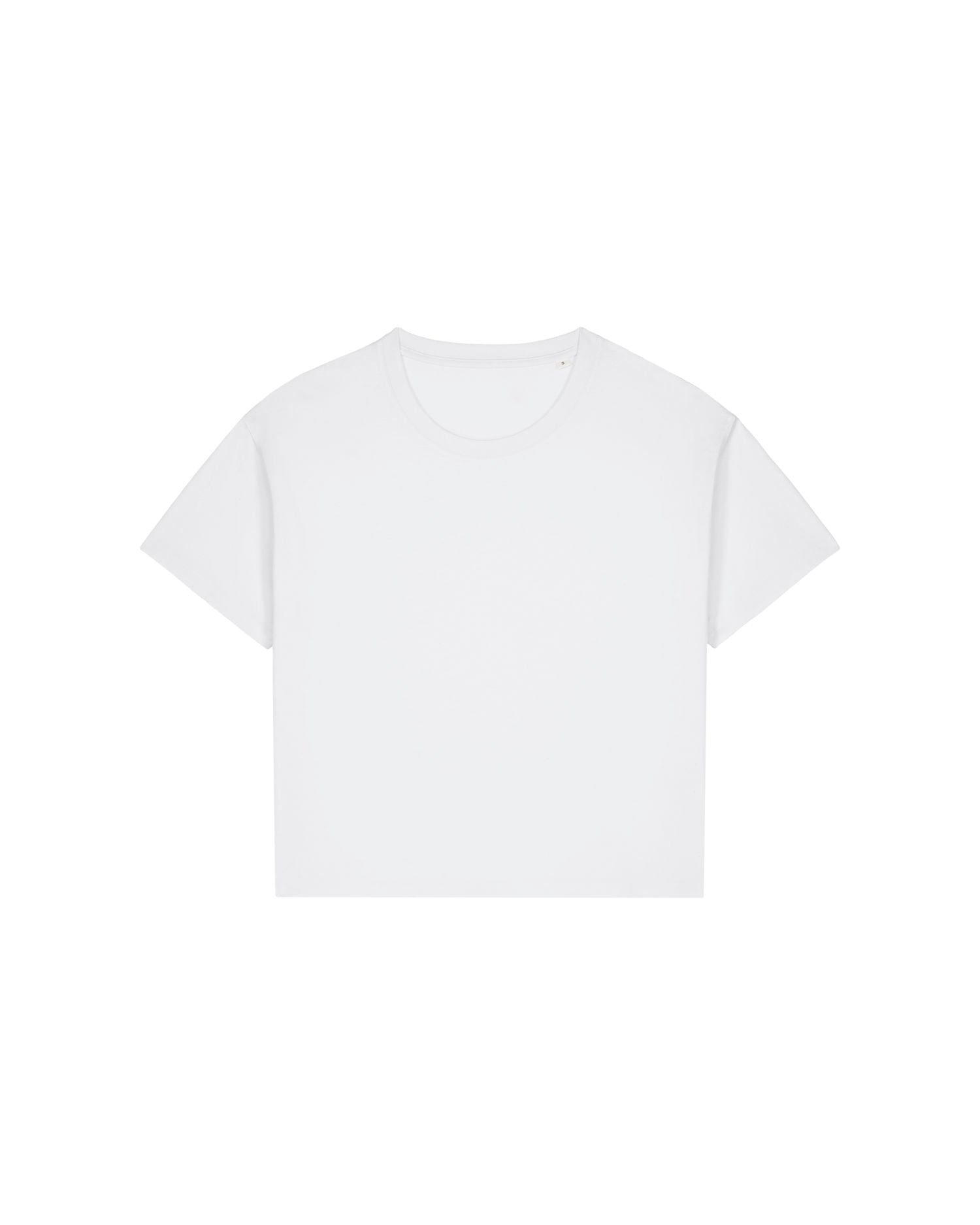 Women's T-shirt with curved high-low hem - 155 GSM | Stella Etta - STTW264