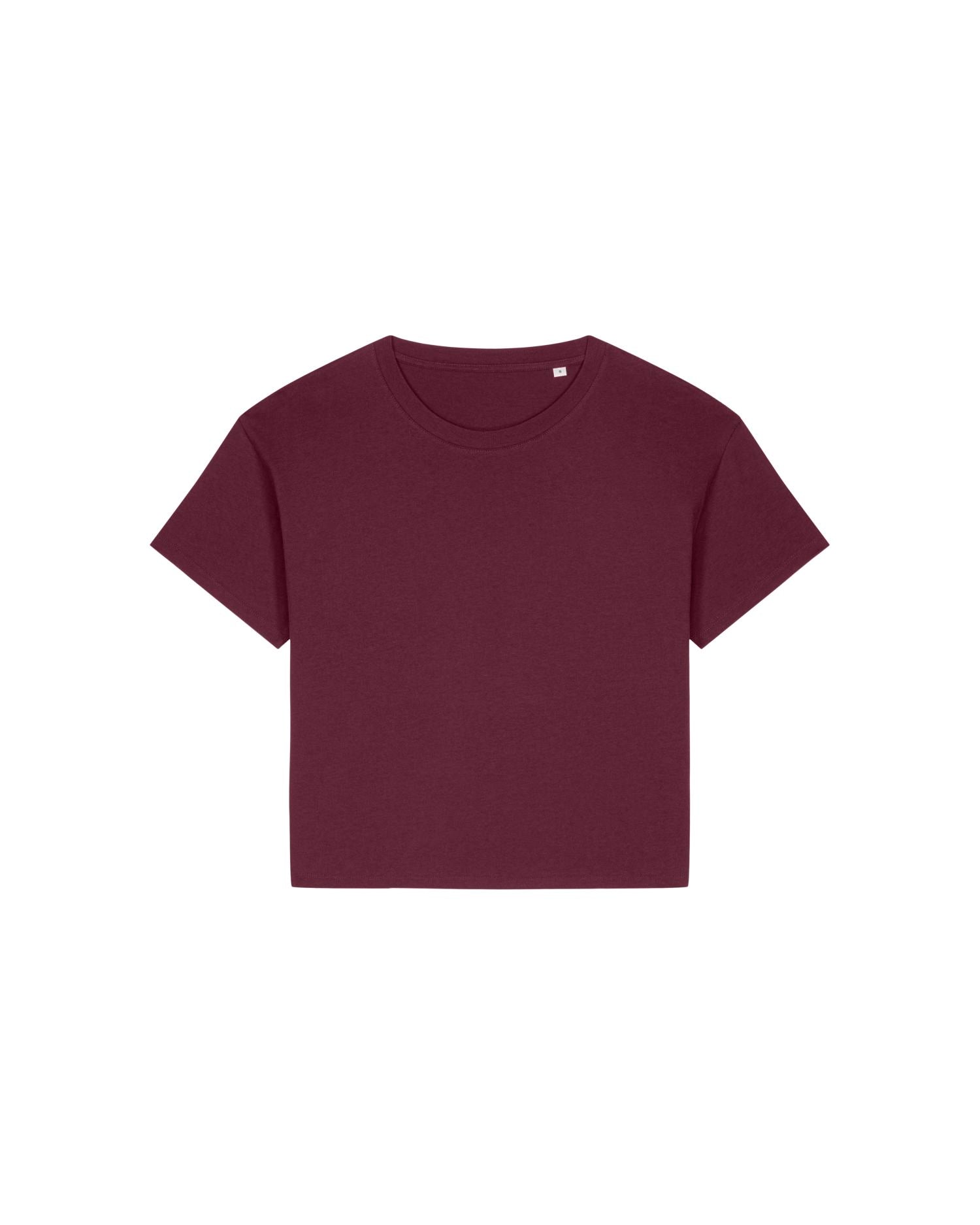 Women's T-shirt with curved high-low hem - 155 GSM | Stella Etta - STTW264