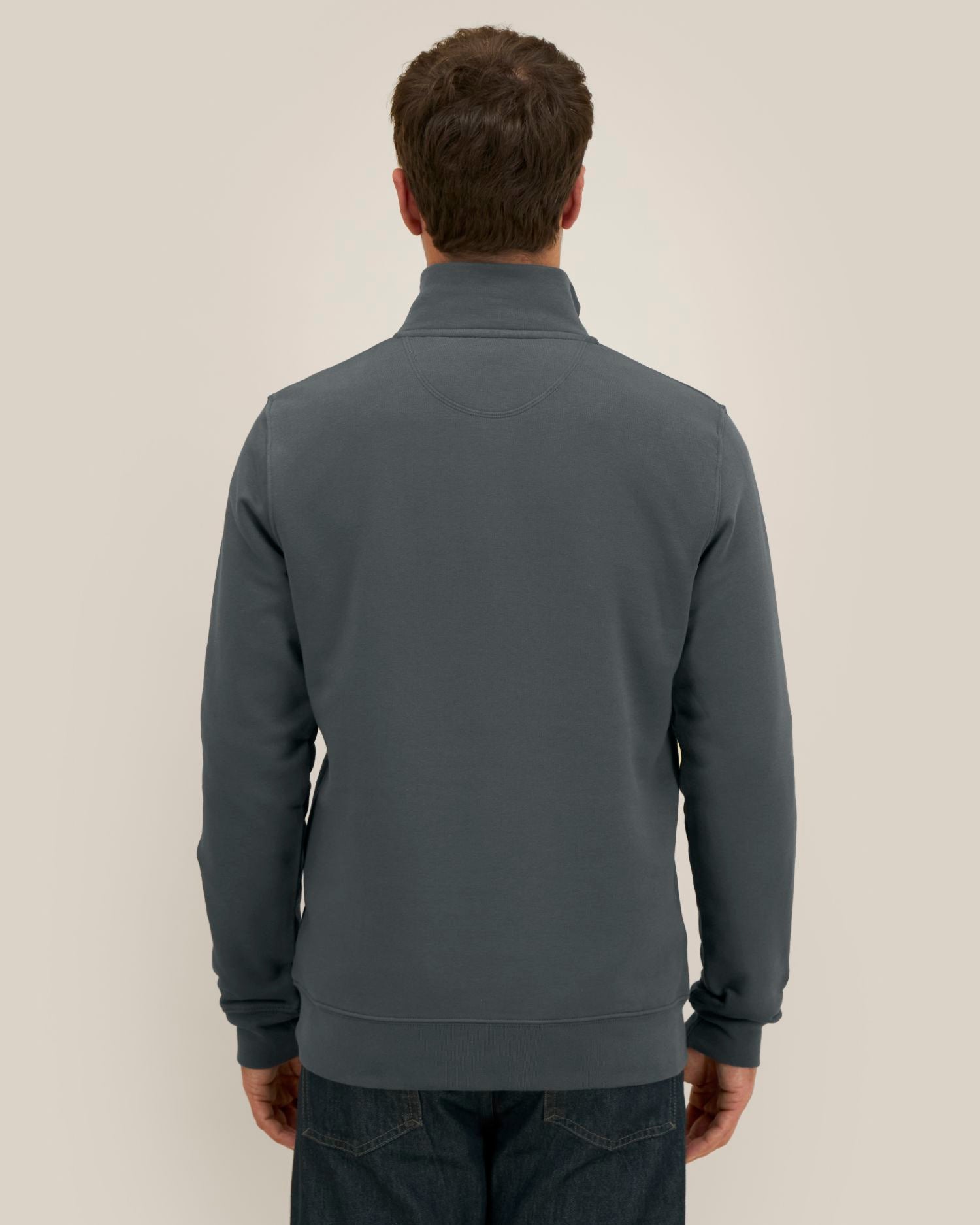 Unisex Organic Cotton Quarter Zip Sweatshirt - 280 GSM | Trucker 2.0 STSU204