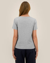 Dames V-hals T-shirt van biologisch katoen - 155 GSM | Stella Isla STTW176