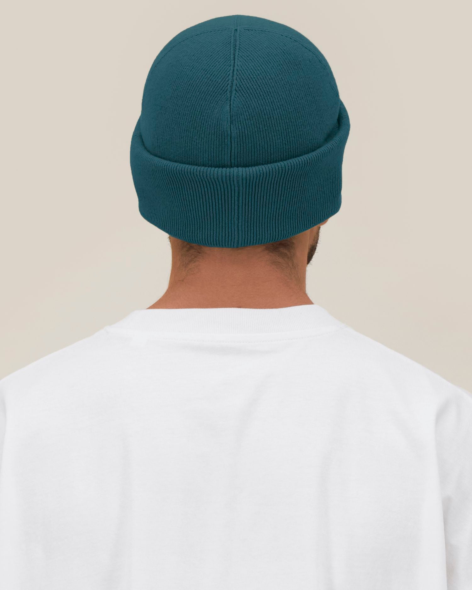 Unisex Ribbed Cuffed Beanie in Organic Cotton | Rib Beanie 2.0 - STAU295