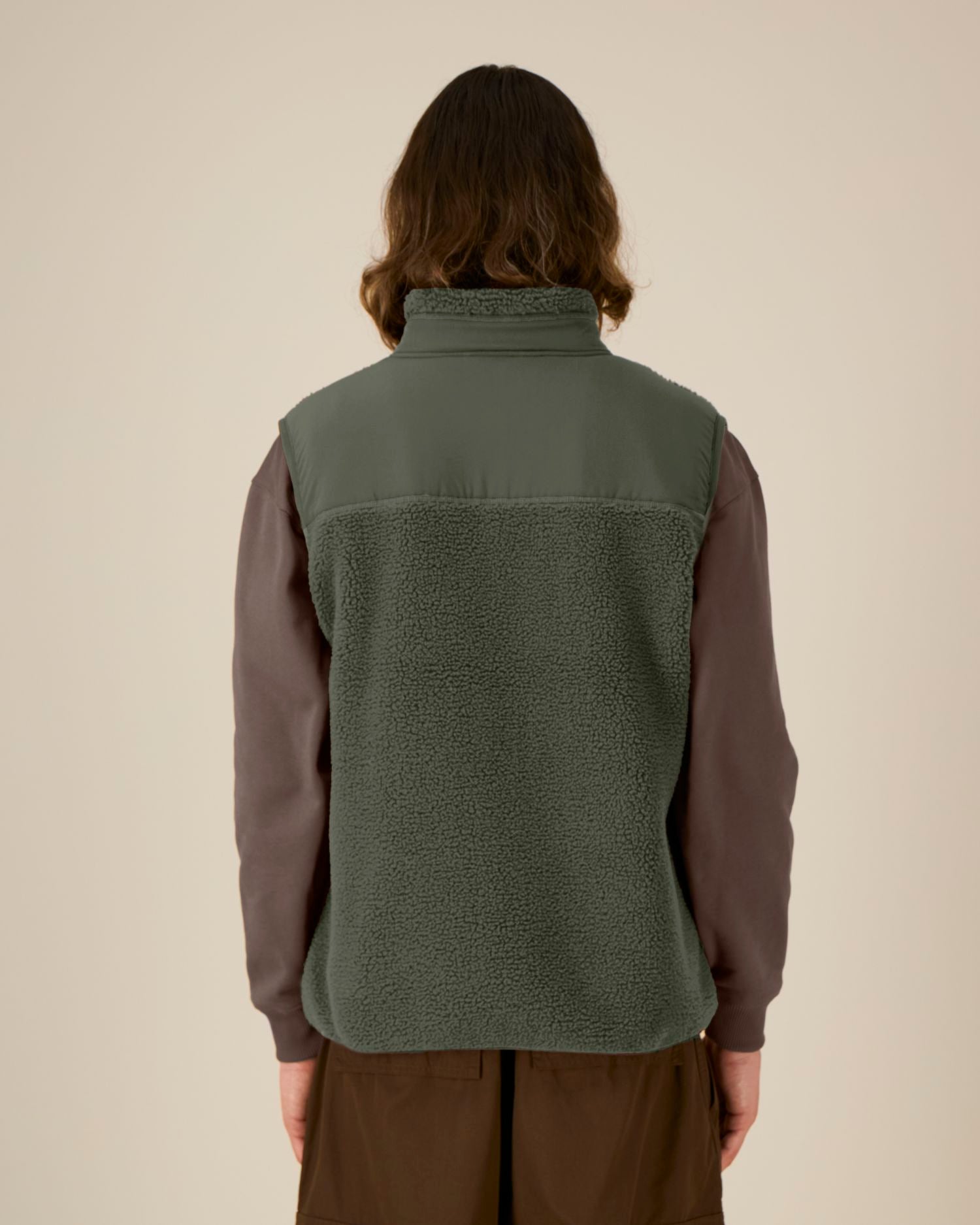 Veste Sherpa Sans Manches Recyclée Unisexe | Liner STJU249