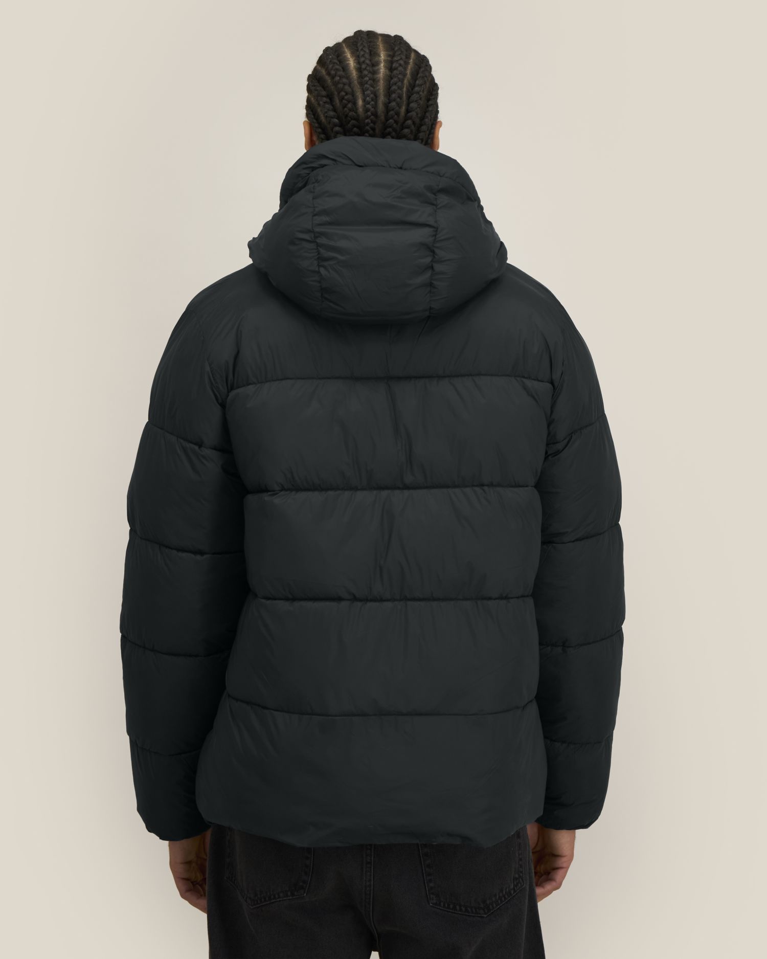 Unisex-Pufferjacke mit Kapuze aus recyceltem Nylon | Puffer 2.0 - STJU292