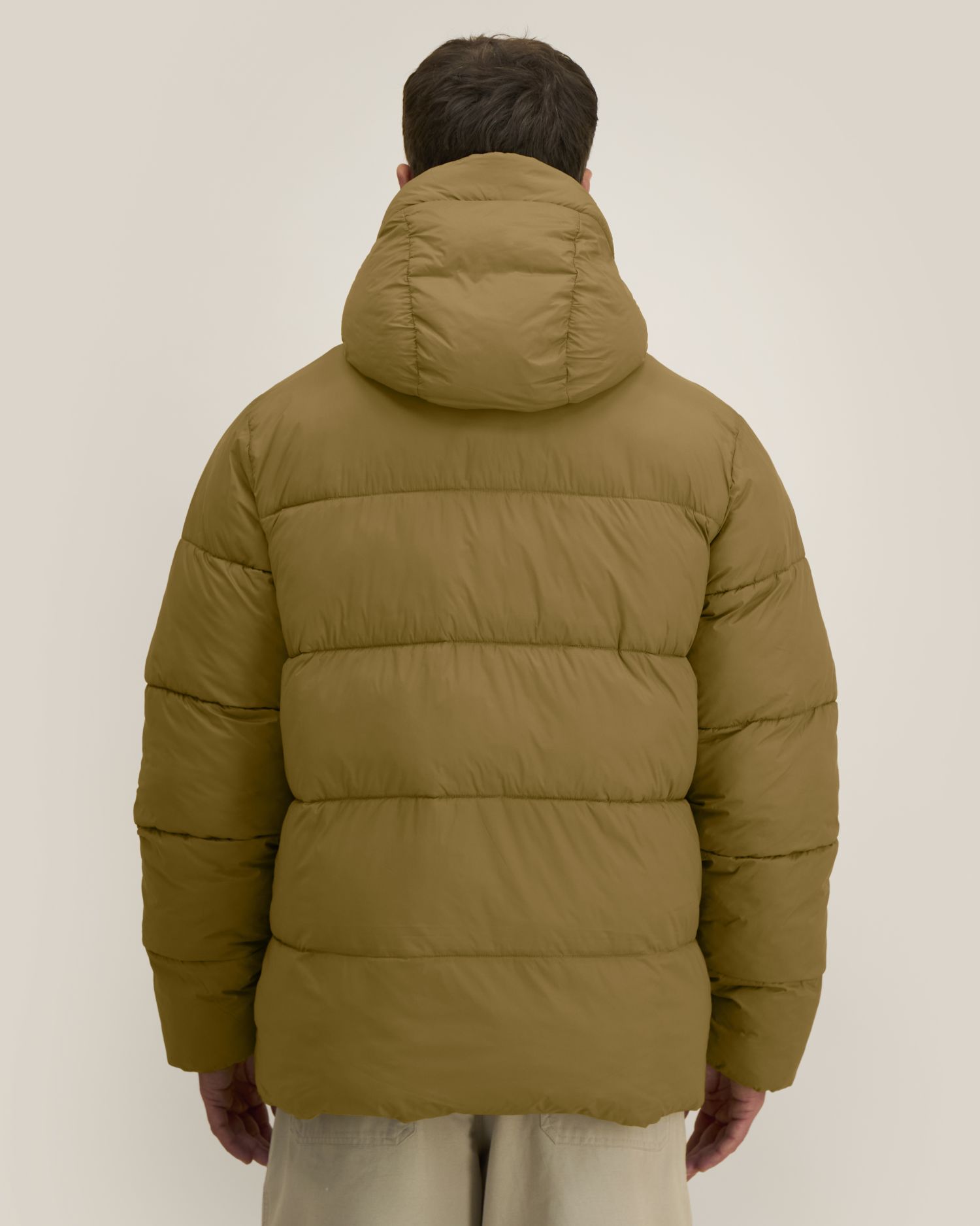 Unisex-Pufferjacke mit Kapuze aus recyceltem Nylon | Puffer 2.0 - STJU292