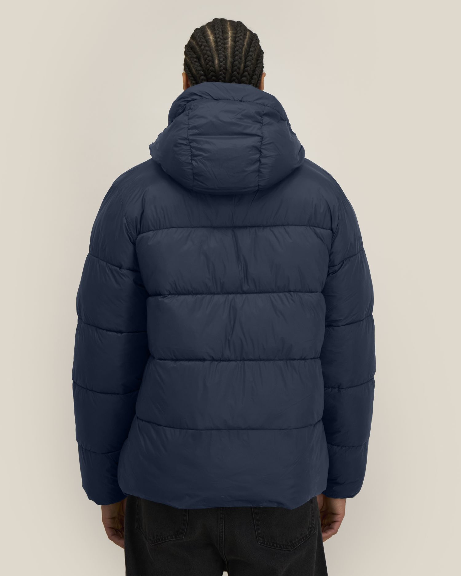 Unisex-Pufferjacke mit Kapuze aus recyceltem Nylon | Puffer 2.0 - STJU292
