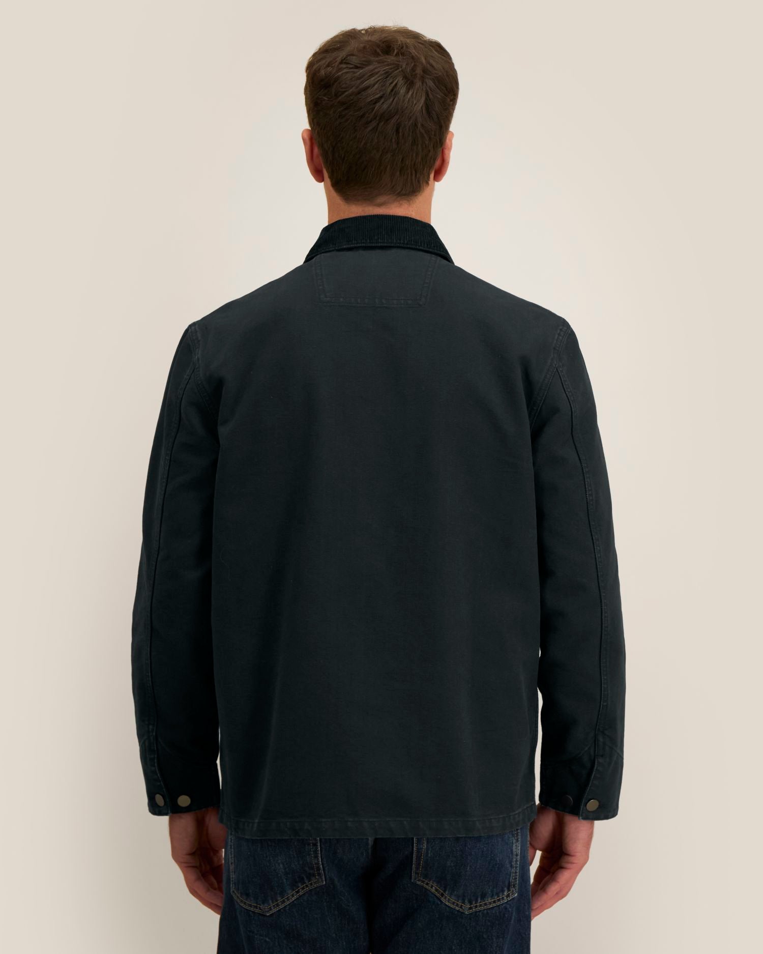 Unisex-Jacke aus stückgefärbtem Baumwoll-Canvas – 379 GSM | Arbeitsjacke – STJU294