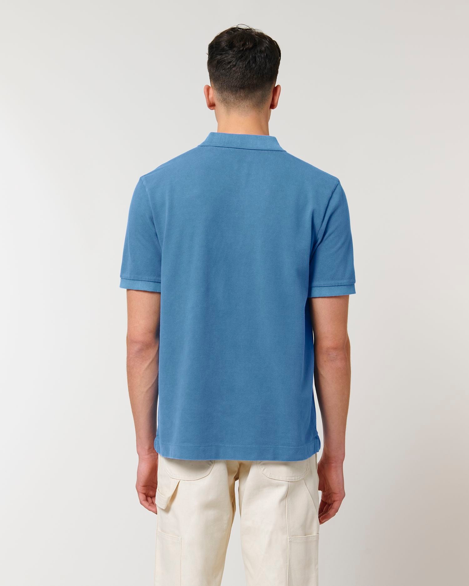 Unisex Garment-Dyed Organic Polo - 230 g/m² | Prepster Vintage Polos - STPU335