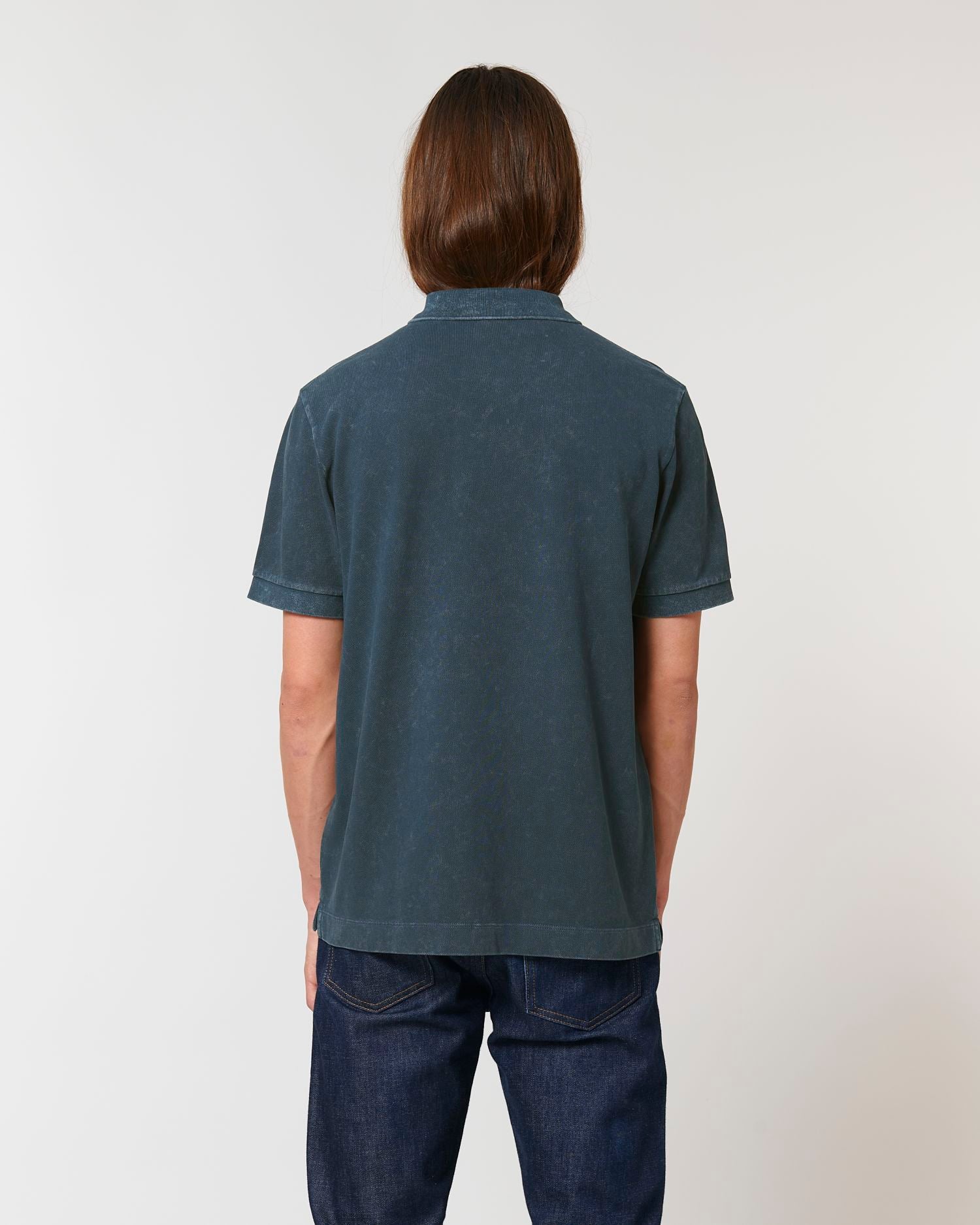 Unisex Garment-Dyed Organic Polo - 230 g/m² | Prepster Vintage Polos - STPU335