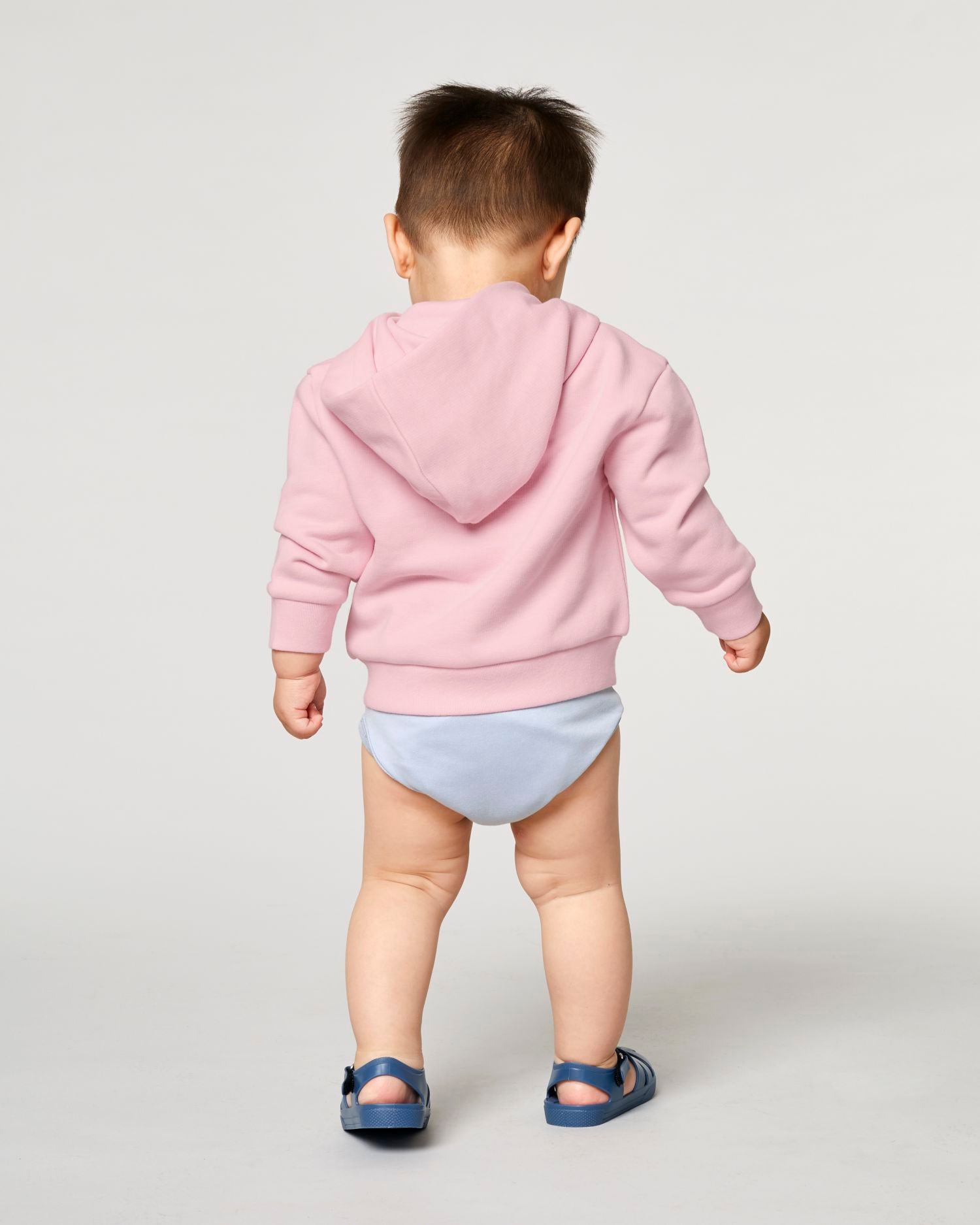 'Organic Babies' Zip-Thru Hoodie | Baby Connector Zipthru STSB105