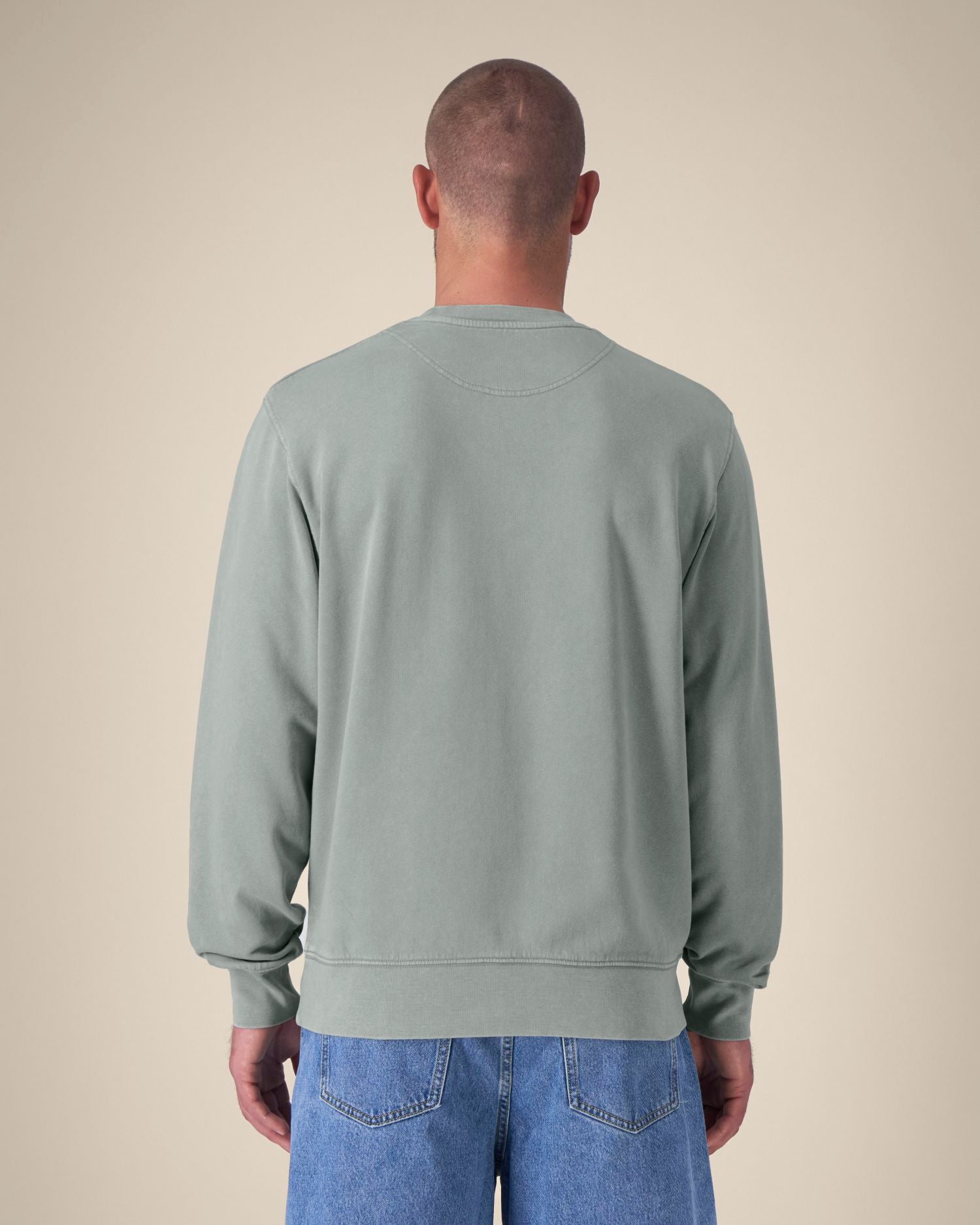 Unisex Garment-Dyed Organic Sweatshirt | Matcher Vintage Crewnecks STSU085