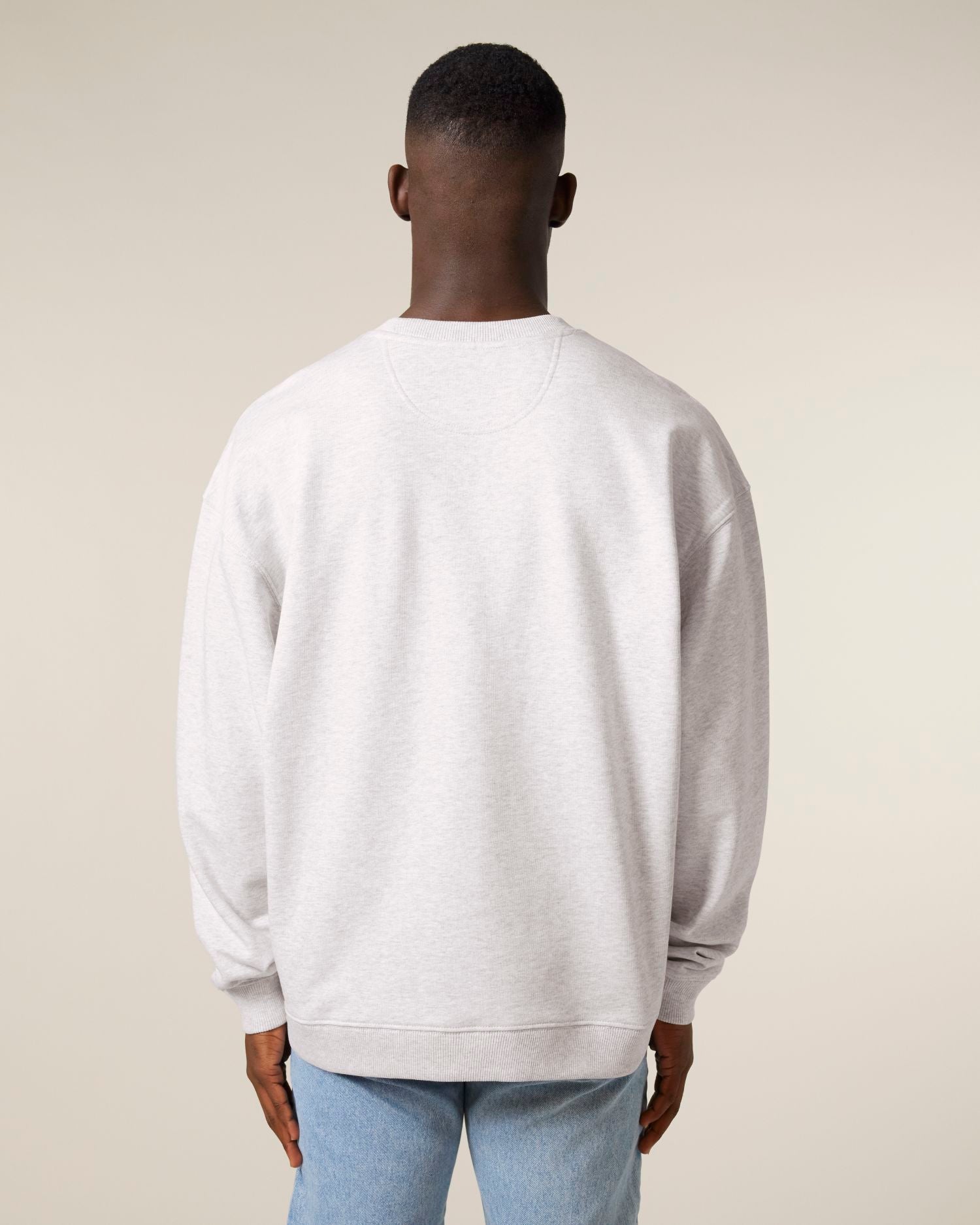 Unisex Oversized Organic Cotton Crew Neck Sweatshirt - 350 GSM | Radder 2.0 STSU208