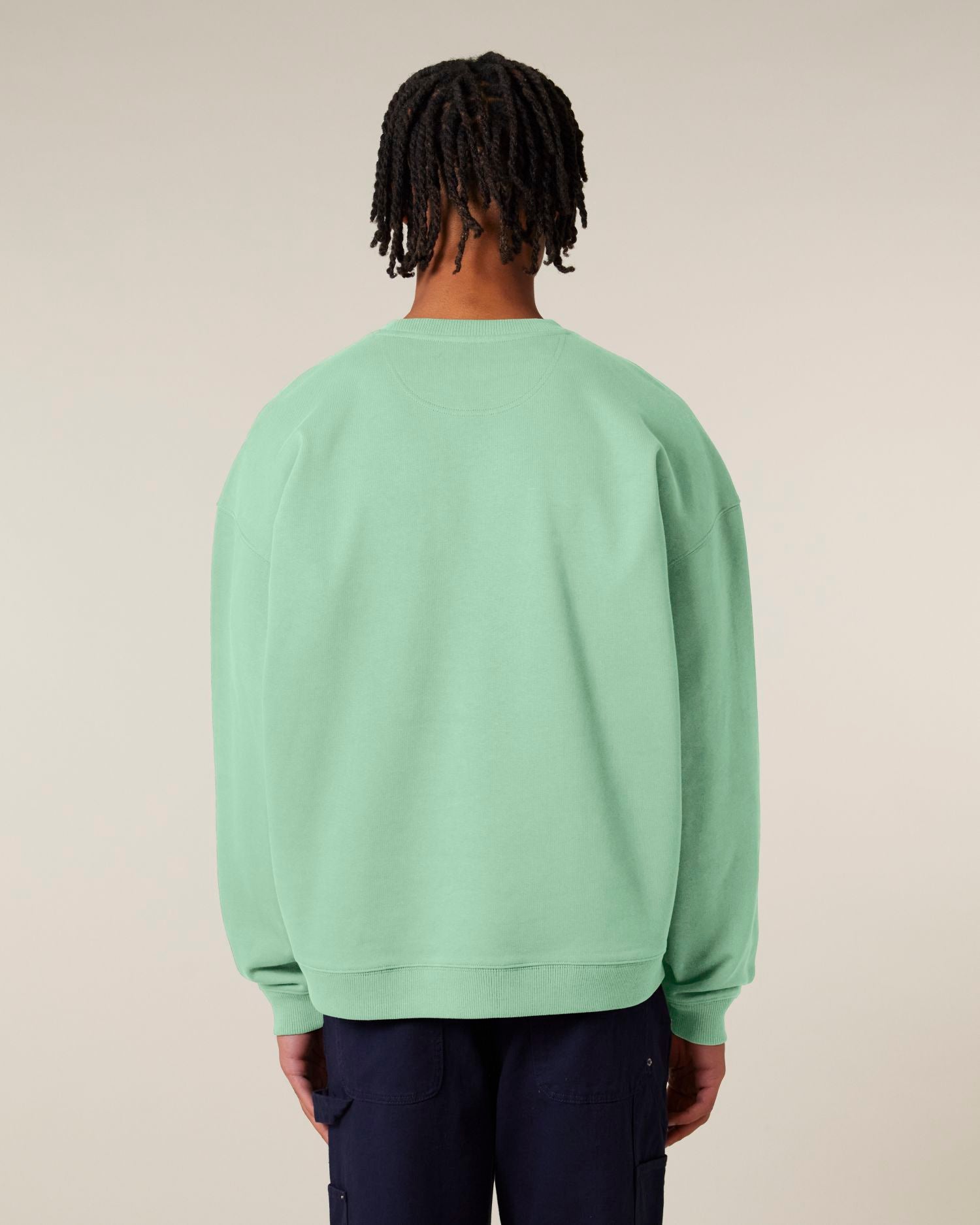 Unisex Oversized Organic Cotton Crew Neck Sweatshirt - 350 GSM | Radder 2.0 STSU208