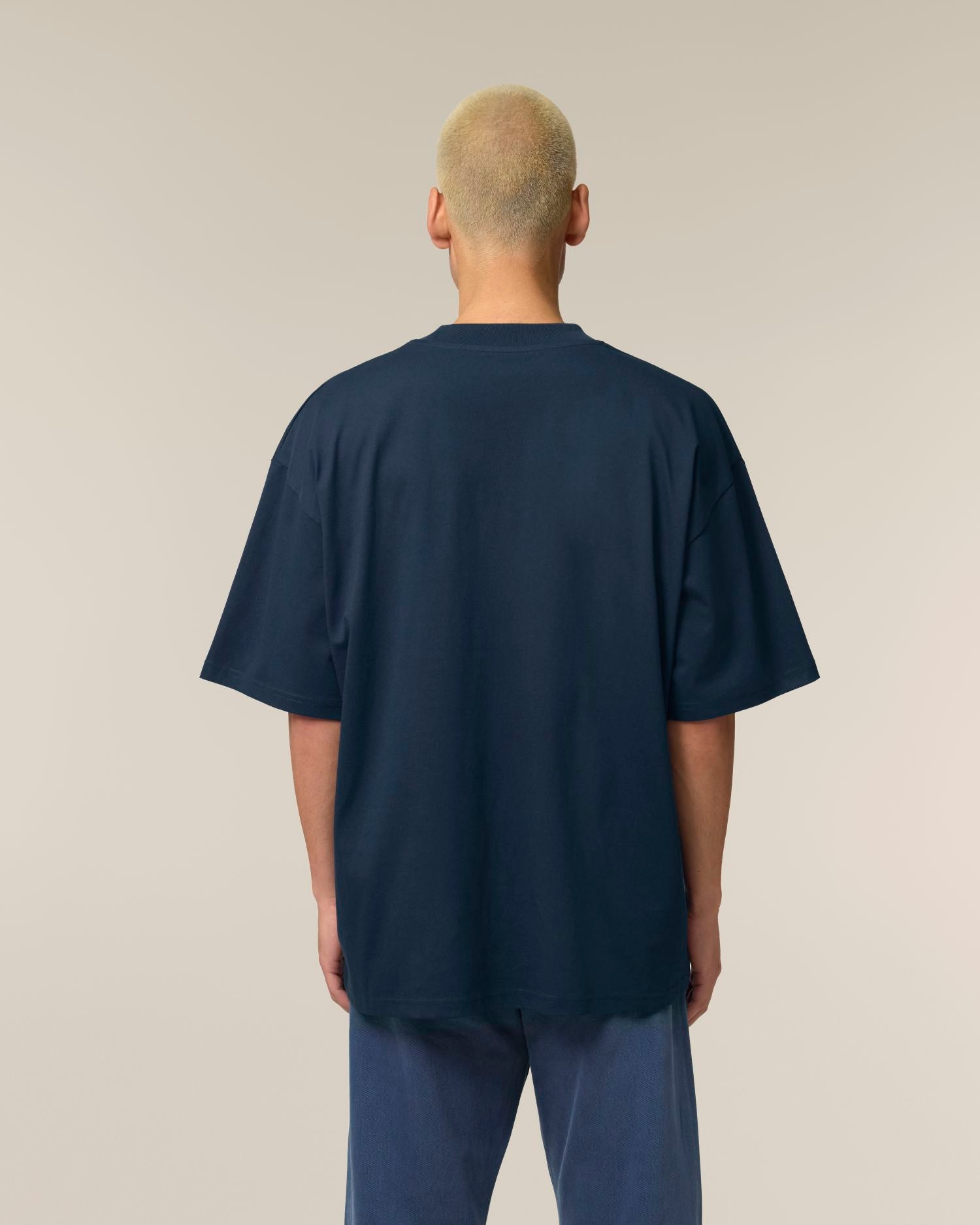 Unisex Oversized High Neck T-Shirt | Organic Blank