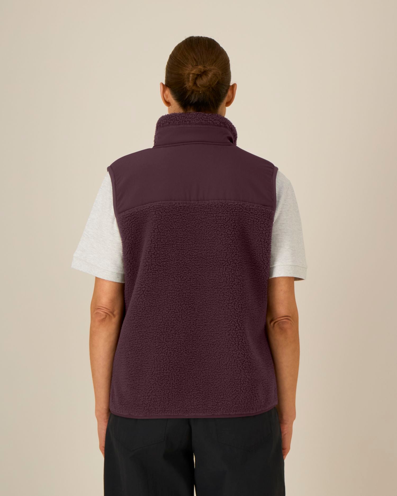 Veste Sherpa Sans Manches Recyclée Unisexe | Liner STJU249