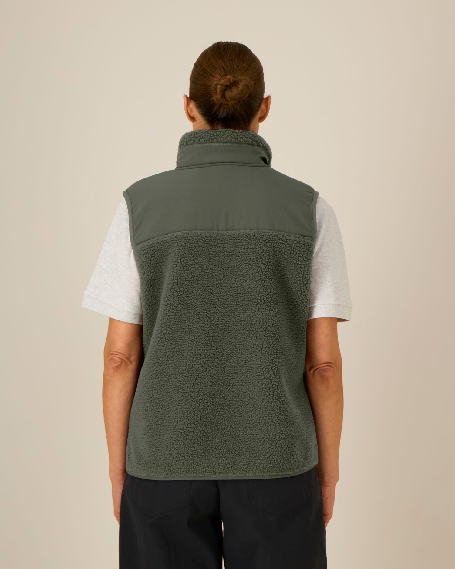 Veste Sherpa Sans Manches Recyclée Unisexe | Liner STJU249