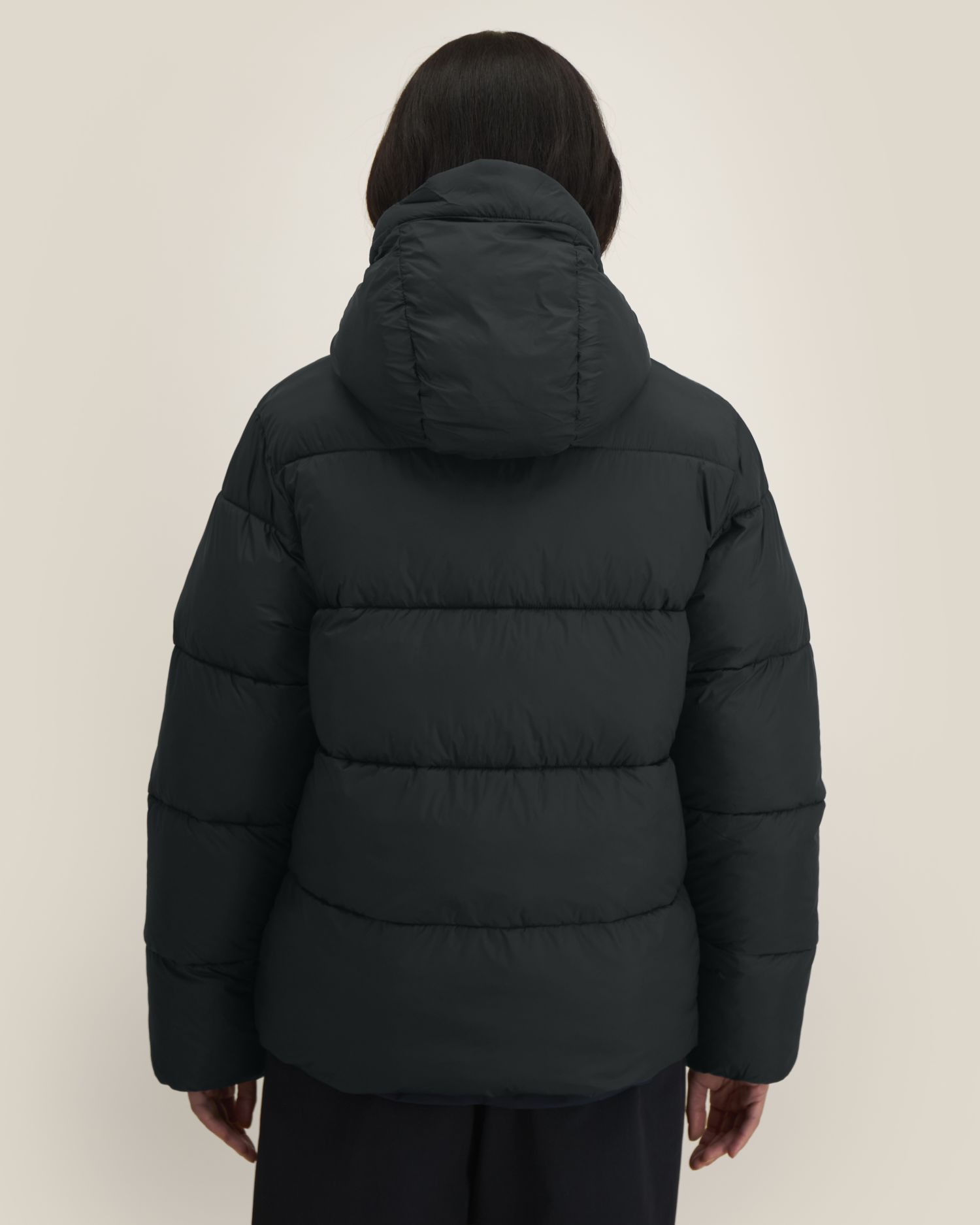 Unisex-Pufferjacke mit Kapuze aus recyceltem Nylon | Puffer 2.0 - STJU292