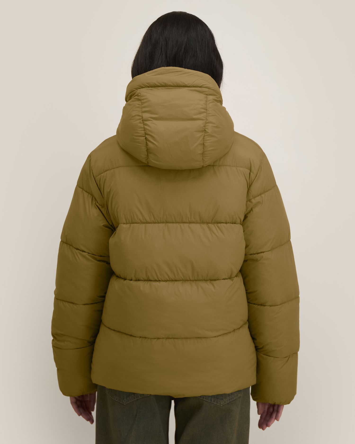 Unisex-Pufferjacke mit Kapuze aus recyceltem Nylon | Puffer 2.0 - STJU292
