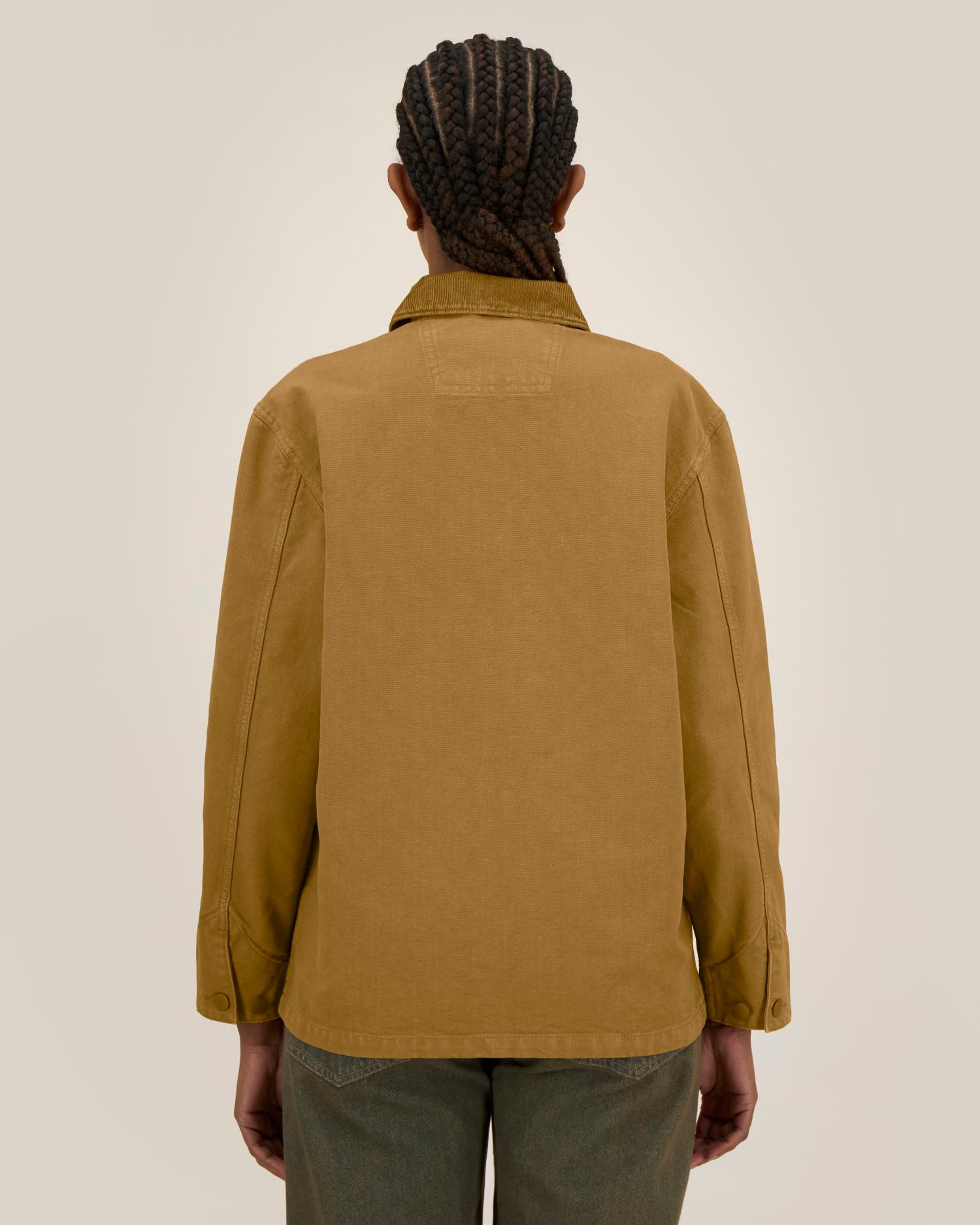 Unisex-Jacke aus stückgefärbtem Baumwoll-Canvas – 379 GSM | Arbeitsjacke – STJU294