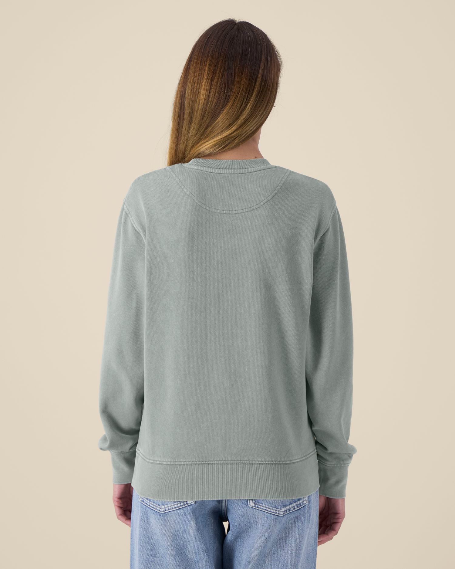 Unisex Garment-Dyed Organic Sweatshirt | Matcher Vintage Crewnecks STSU085