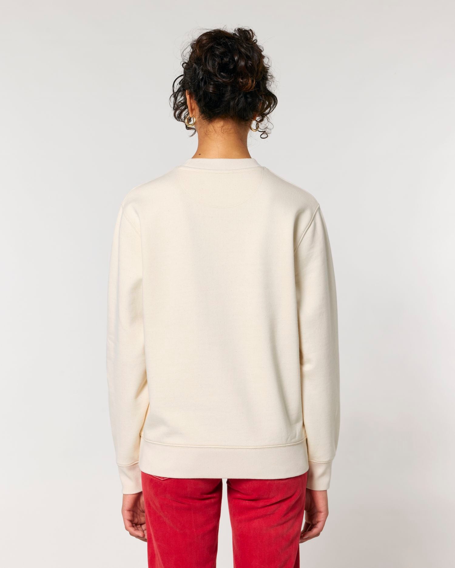 Sudadera unisex de cuello redondo - algodón orgánico 350 GSM | STSU178 Changer 2.0