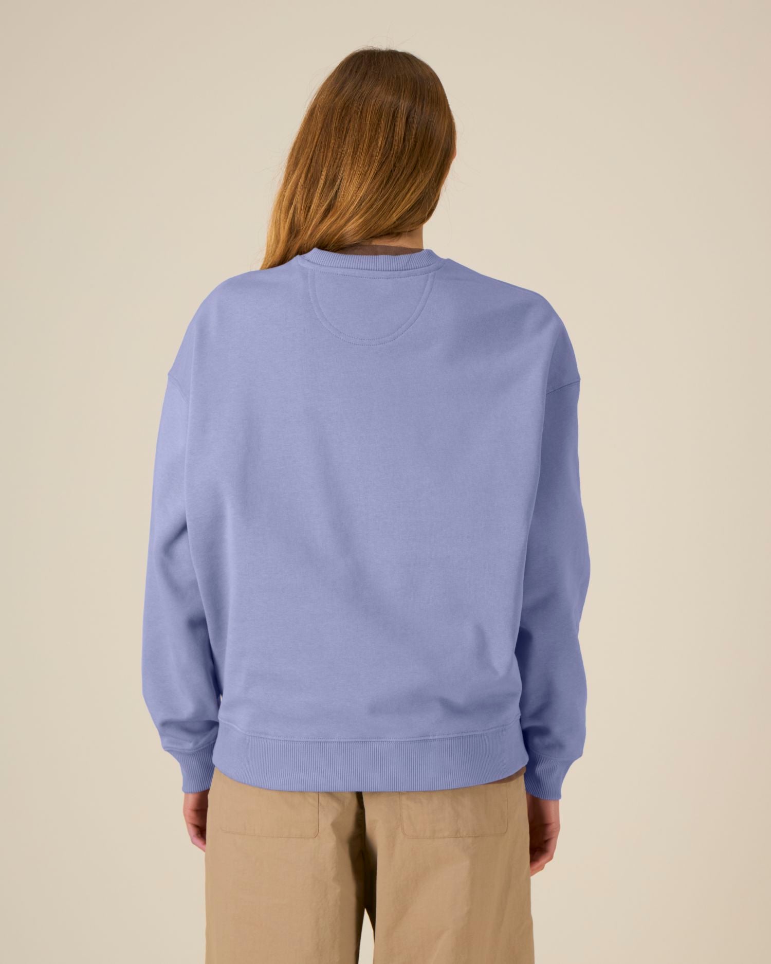 Uniseks Oversized Organisch Katoenen Ronde Hals Sweater - 350 GSM | Radder 2.0 STSU208