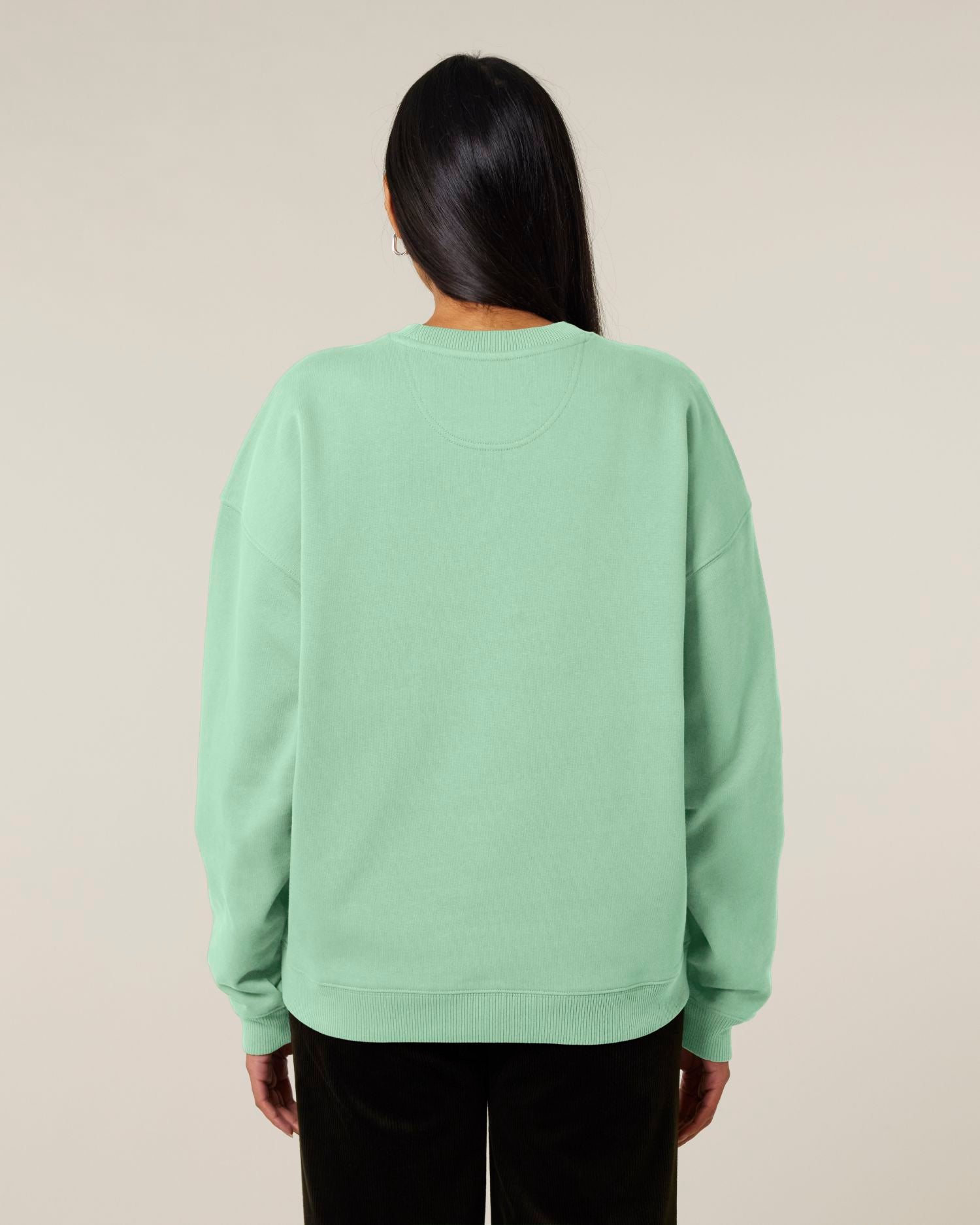 Unisex Oversized Organic Cotton Crew Neck Sweatshirt - 350 GSM | Radder 2.0 STSU208