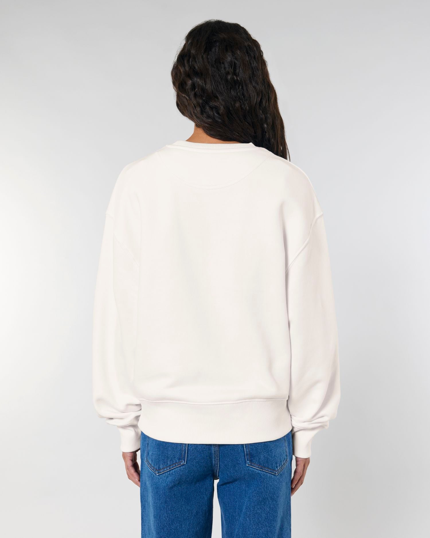 Unisex Organic Relaxed Crew Neck Sweatshirt | Radder STSU857