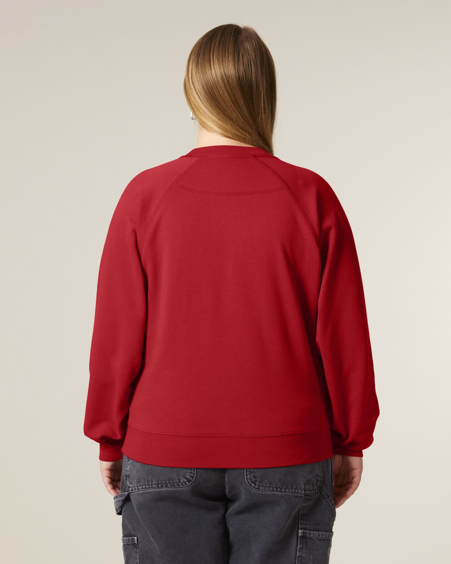 Women's Organic Cotton Raglan Sweatshirt - 300 GSM | Clara STSW217