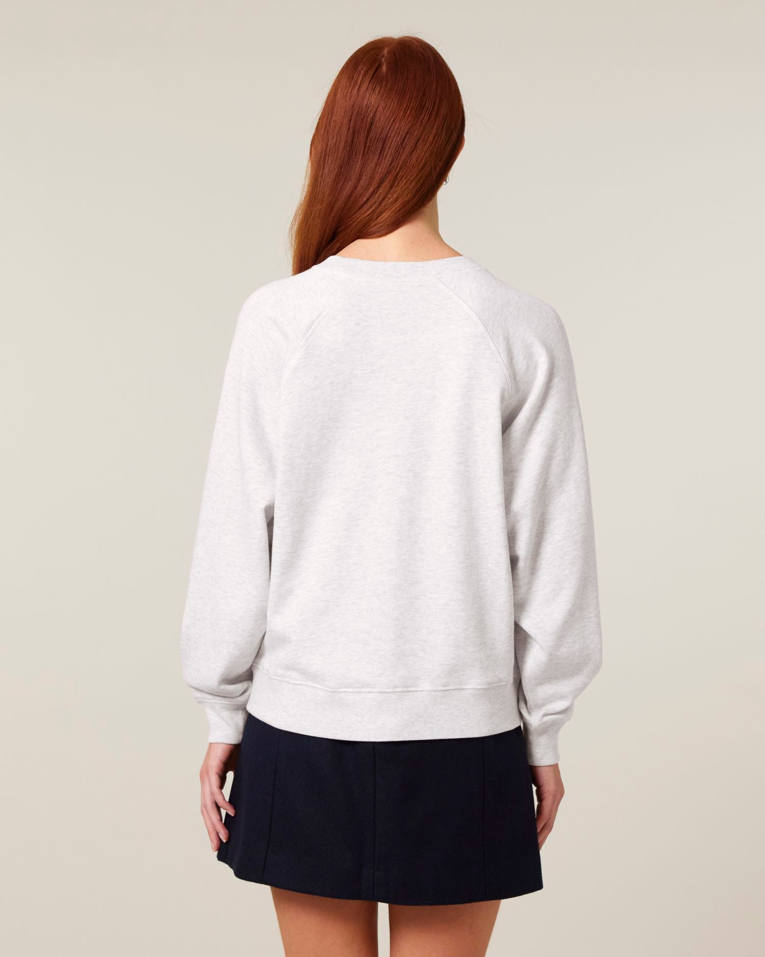 Women's Organic Cotton Raglan Sweatshirt - 300 GSM | Clara STSW217