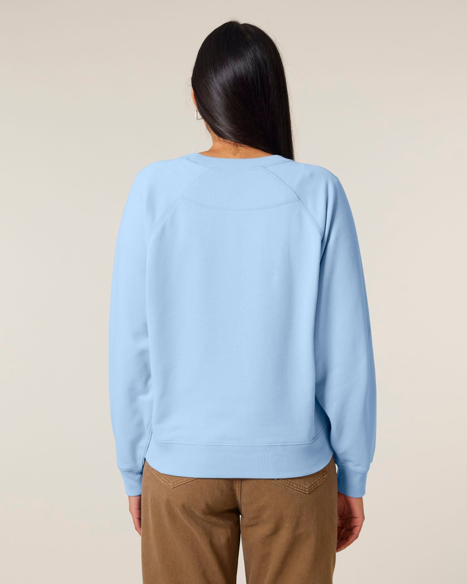 Sudadera Raglán de Algodón Orgánico para Mujeres - 300 GSM | Clara STSW217