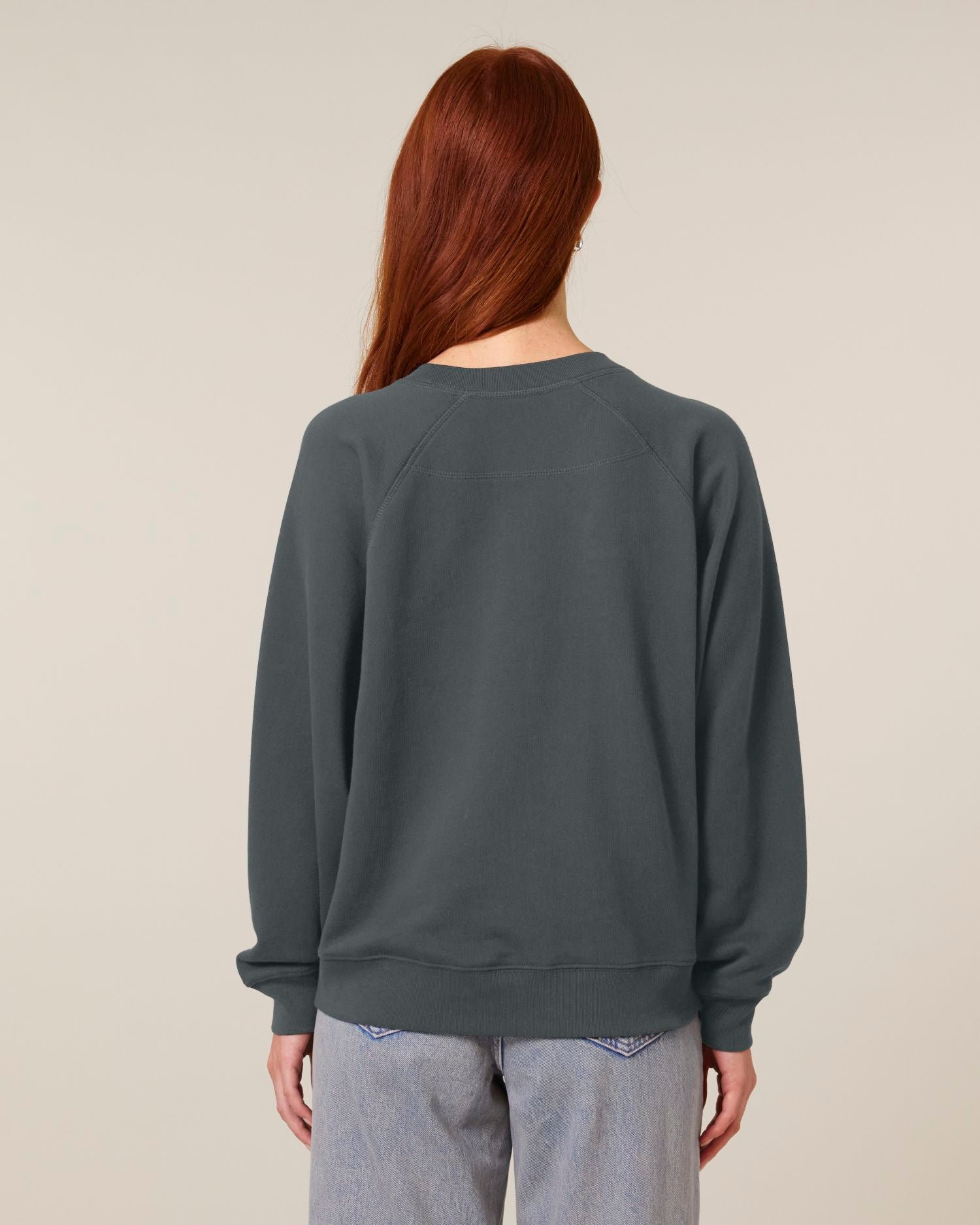 Women's Organic Cotton Raglan Sweatshirt - 300 GSM | Clara STSW217