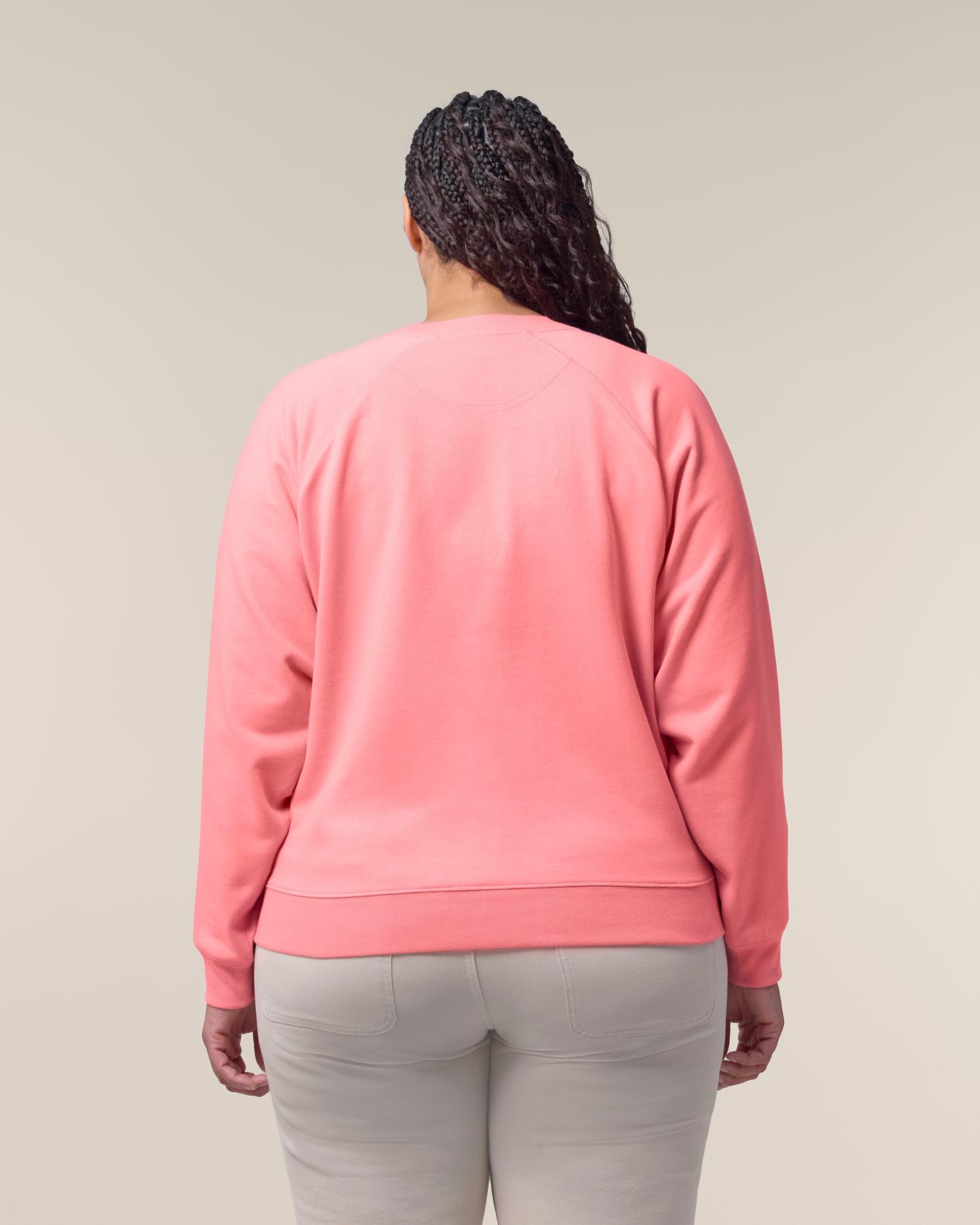 Women's Organic Cotton Raglan Sweatshirt - 300 GSM | Clara STSW217
