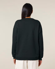 Women's Oversized Organic Cotton Crew Neck Sweatshirt - 300 GSM | Stella Paloma STSW218