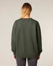 Women's Oversized Organic Cotton Crew Neck Sweatshirt - 300 GSM | Stella Paloma STSW218