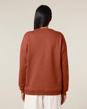 Women's Oversized Organic Cotton Crew Neck Sweatshirt - 300 GSM | Stella Paloma STSW218