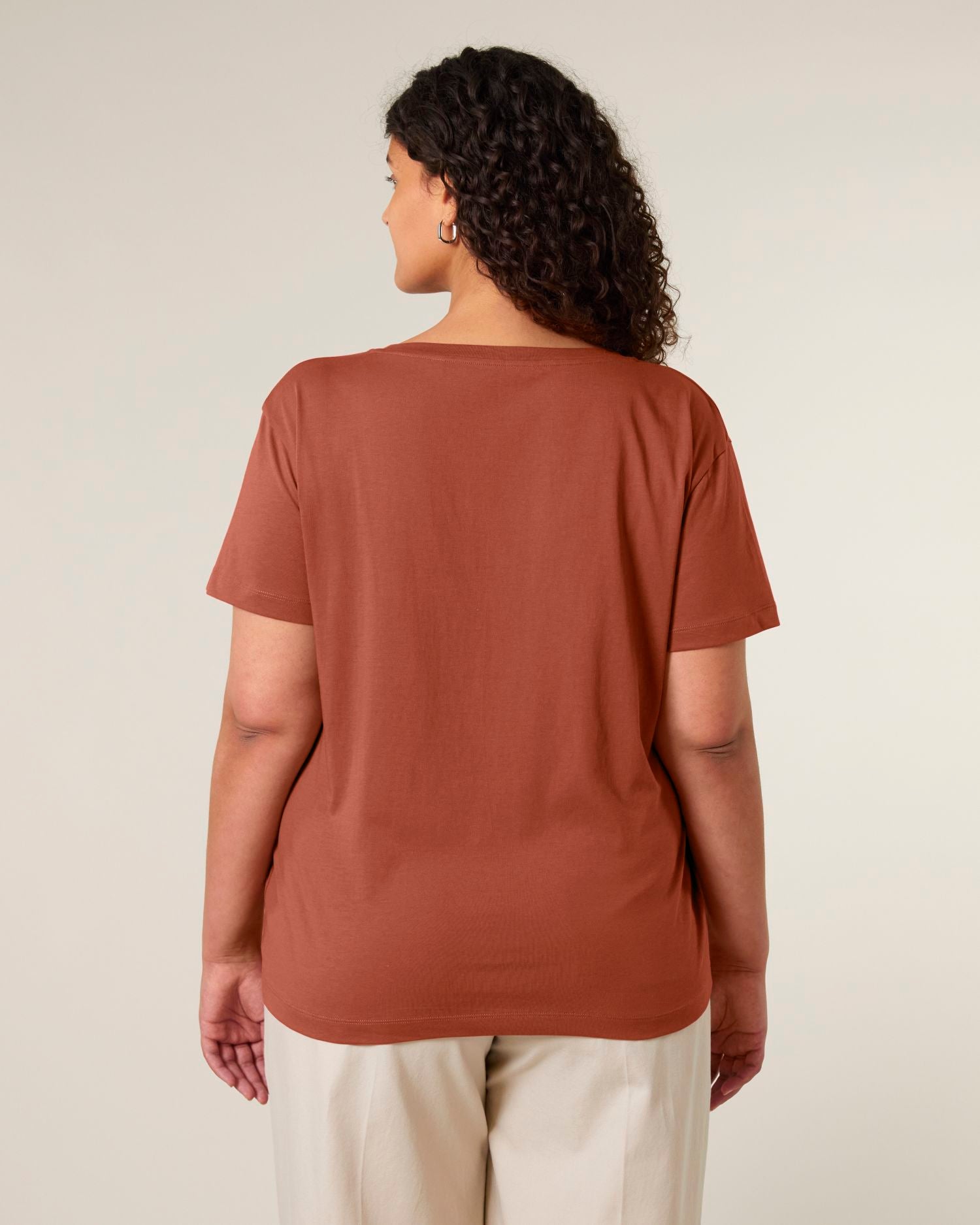 Women's Organic Cotton Scoop Neck T-Shirt - 155 GSM | Stella Serena STTW173
