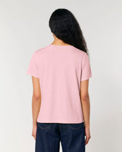 Camiseta orgánica de mujer con cuello en V - 155 GSM | Stella Isla STTW176