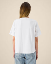Women's T-shirt with curved high-low hem - 155 GSM | Stella Etta - STTW264