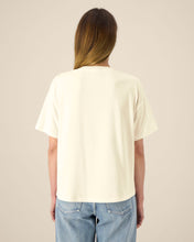 Women's T-shirt with curved high-low hem - 155 GSM | Stella Etta - STTW264