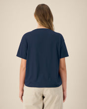 Women's T-shirt with curved high-low hem - 155 GSM | Stella Etta - STTW264