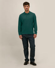 Unisex Organic Cotton Long Sleeve Polo - 240 GSM | Prepster 2.0 STPU223