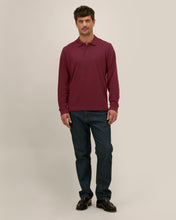 Unisex Organic Cotton Long Sleeve Polo - 240 GSM | Prepster 2.0 STPU223