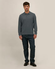Unisex Organic Cotton Long Sleeve Polo - 240 GSM | Prepster 2.0 STPU223