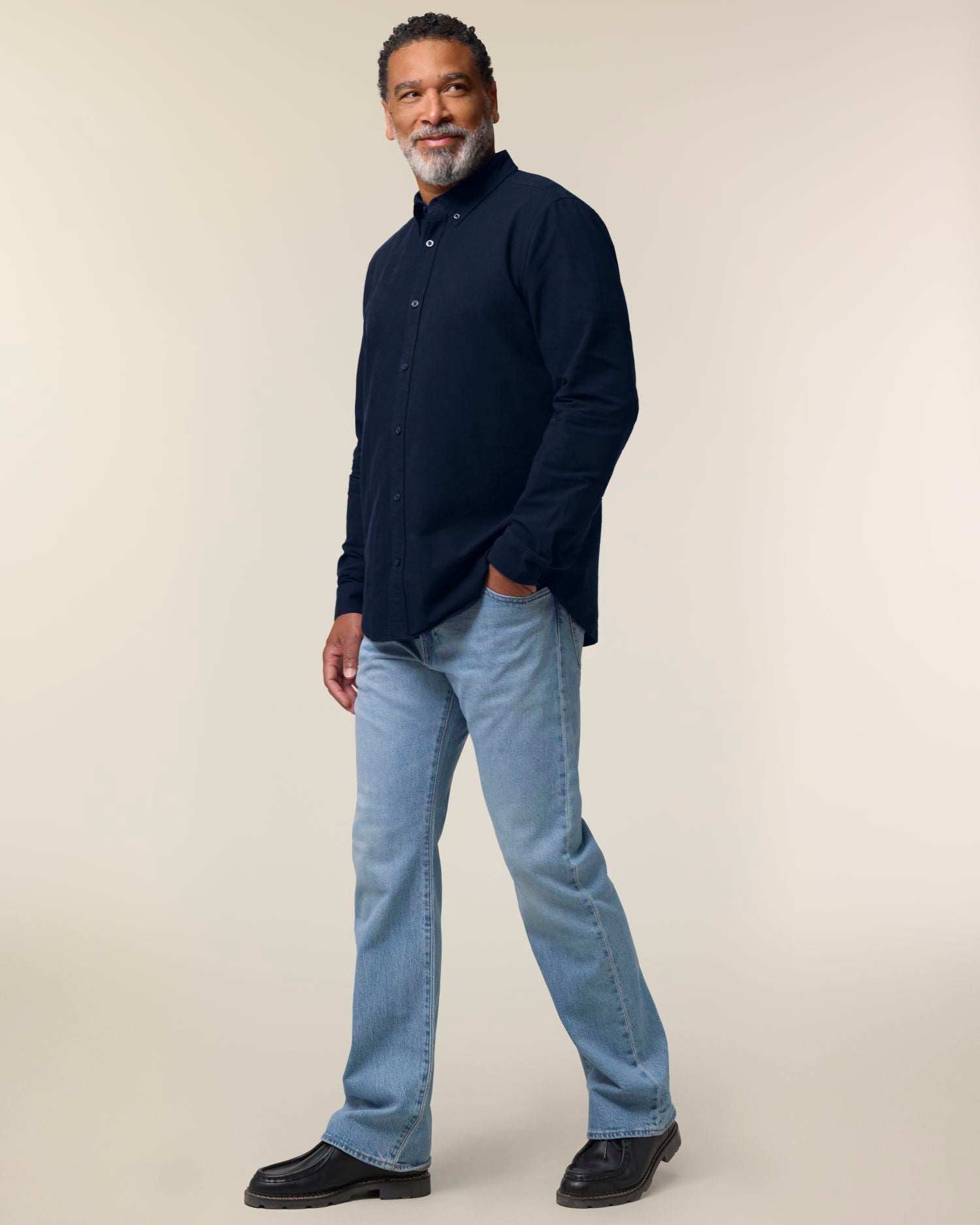 Camisa Oxford para Hombre - 190 GSM | Camisa Oxford Stanley STWM968