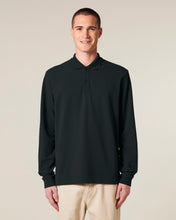 Unisex Organic Cotton Long Sleeve Polo - 240 GSM | Prepster 2.0 STPU223