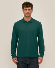 Unisex Organic Cotton Long Sleeve Polo - 240 GSM | Prepster 2.0 STPU223