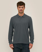 Unisex Organic Cotton Long Sleeve Polo - 240 GSM | Prepster 2.0 STPU223