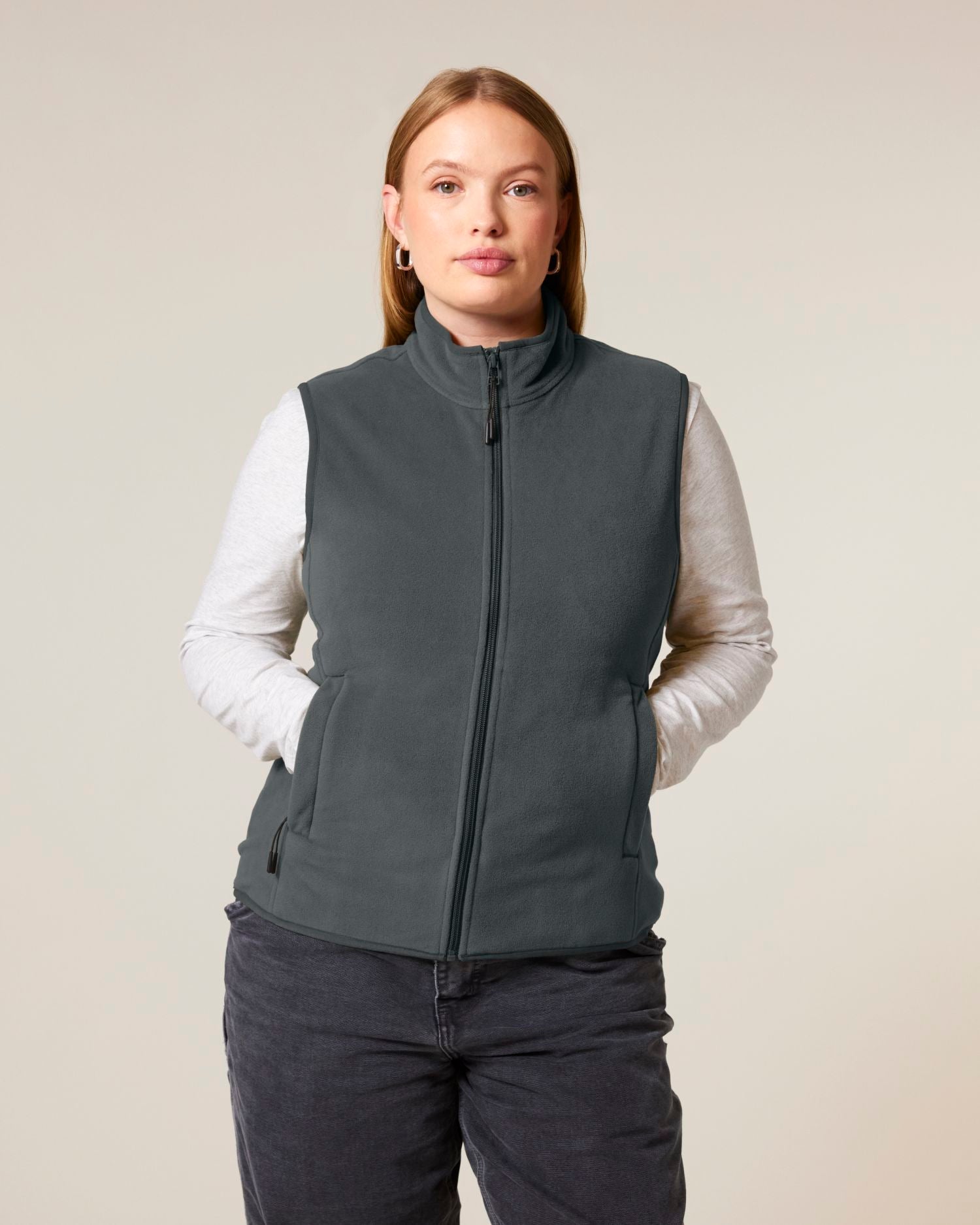 Veste sans manches en polaire recyclée pour femmes - 300 GSM | Stella Quester STJW241